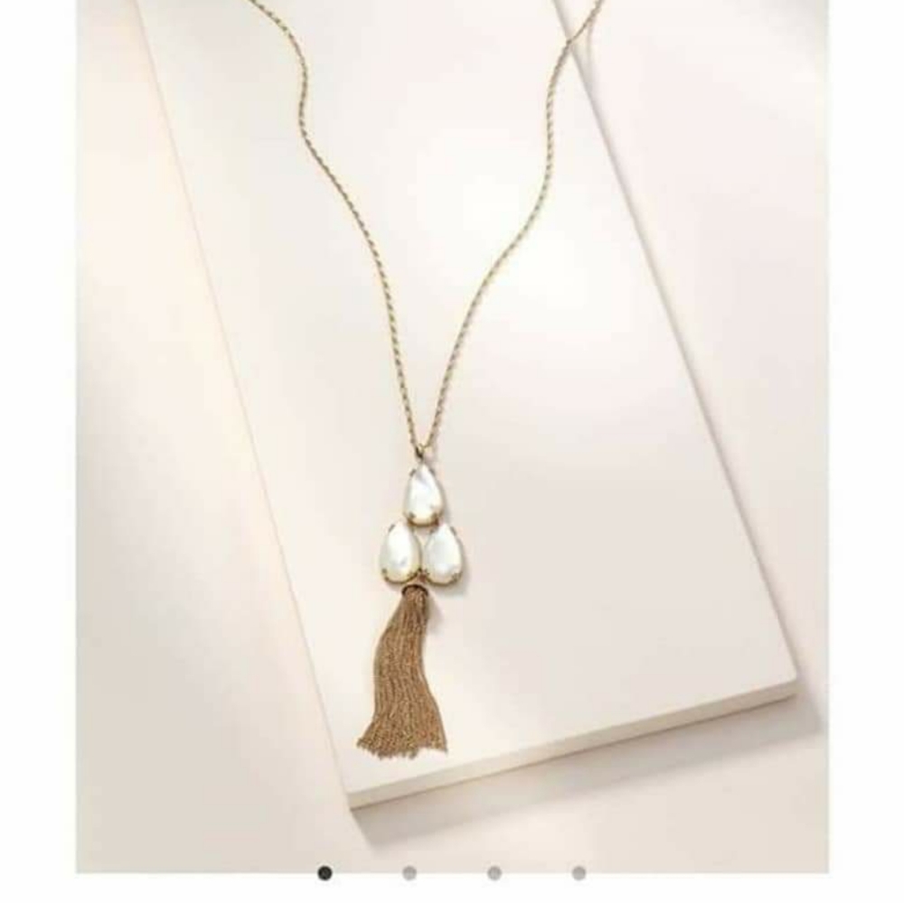 Botanical Tassel Necklace